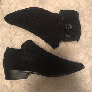 Black booties! Never been worn!!!